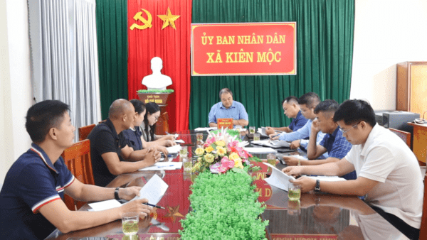 UBND xã Kiên Mộc họp đẩy nhanh tiến độ thực hiện các dự án đầu tư công năm 2026