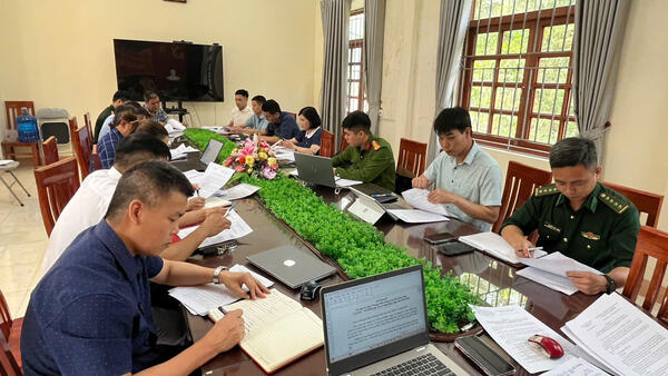 Họp Ban Tổ chức Ngày chợ Kiên Mộc 14/4 và Lễ hội Đình Pò Háng 3/3 âm lịch