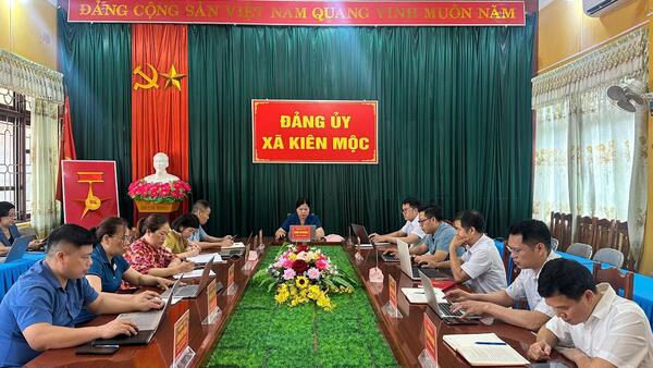 XÃ KIÊN MỘC TIẾP SÓNG TRỰC TUYẾN HỘI NGHỊ BÁO CÁO VIÊN TRUNG ƯƠNG THÁNG 6 NĂM 2026