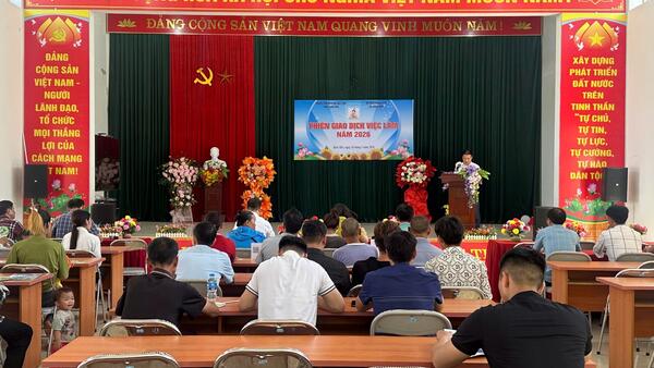 Xã Kiên Mộc tổ chức phiên giao dịch việc làm năm 2026