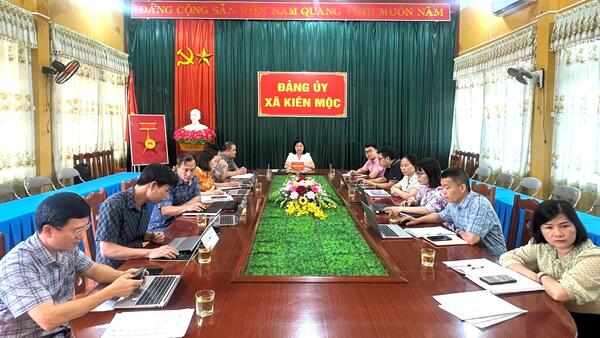 Xã Kiên Mộc dự hội nghị sơ kết 01 năm vận hành chính quyền địa phương 02 cấp