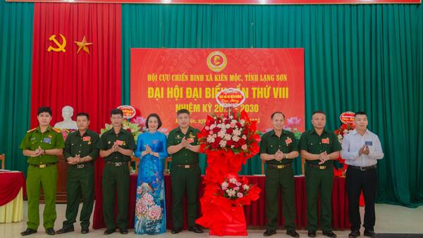 Đại hội Đại biểu Cựu chiến binh xã Kiên Mộc lần thứ VIII, nhiệm kỳ 2025–2030 thành công tốt đẹp