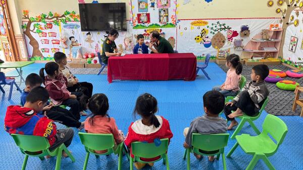 TRƯỜNG MẦM NON II BÍNH XÁ PHỐI HỢP VỚI TRẠM Y TẾ XÃ KIÊN MỘC VÀ NLT 461 KHÁM SỨC KHỎE ĐỊNH KỲ LẦN 1 – CHUNG TAY CHĂM SÓC SỨC KHỎE CHO TRẺ MẦM NON