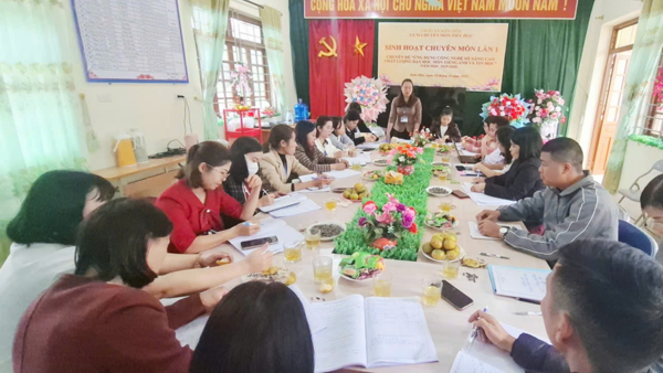 SINH HOẠT CHUYÊN MÔN CỤM TIỂU HỌC KIÊN MỘC LẦN I – NĂM HỌC 2025-2026