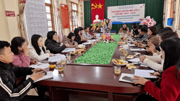 SINH HOẠT CHUYÊN MÔN CỤM CHUYÊN MÔN LẦN II CẤP TIỂU HỌC NĂM HỌC 2025-2026