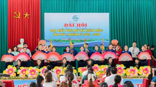 Đại hội Đại biểu Phụ nữ xã Kiên Mộc lần thứ Nhất, nhiệm kỳ 2025 – 2030