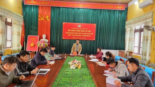 ​​​​​​​ỦY BAN MTTQ VIỆT NAM XÃ KIÊN MỘC TỔ CHỨC HỘI NGHỊ PHẢN BIỆN XÃ HỘI NĂM 2025