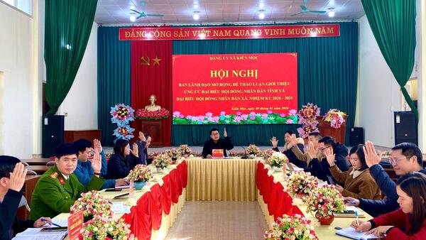 Hội nghị Ban lãnh đạo mở rộng thảo luận và thống nhất việc giới thiệu người ứng cử đại biểu Hội đồng nhân dân tỉnh và đại biểu Hội đồng nhân dân xã, nhiệm kỳ 2026–2031