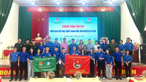 Cụm Đoàn số 8 - Thành đoàn Hà Nội tổ chức chương trình tình nguyện "Mùa hè xanh” năm 2026