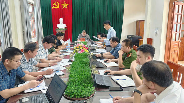 UBND xã Kiên Mộc tổ chức phiên họp thường kỳ tháng 7 năm 2026