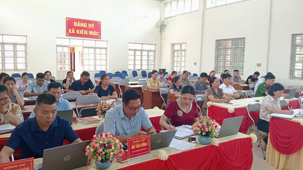 Hội nghị công bố Quyết định thành lập Ban Chỉ đạo và Tổ giúp việc phong trào thi đua "Dân vận khéo" xã Kiên Mộc giai đoạn 2026 – 2030