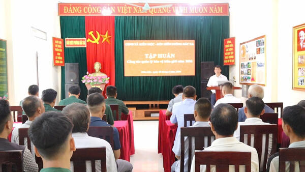 Kiên Mộc tổ chức tập huấn công tác quản lý, bảo vệ đường biên mốc giới năm 2026