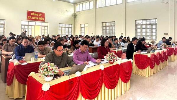 XÃ KIÊN MỘC TẬP HUẤN NGHIỆP VỤ BẦU CỬ ĐẠI BIỂU QUỐC HỘI KHÓA XVI VÀ HĐND CÁC CẤP NHIỆM KỲ 2026 – 2031