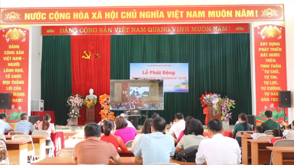 Xã Kiên Mộc phát động Tuần lễ hưởng ứng học tập suốt đời và Tháng khuyến học năm 2026