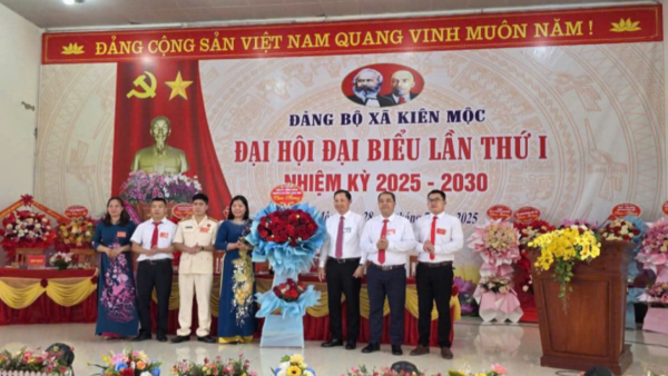 ĐẠI HỘI ĐẠI BIỂU ĐẢNG BỘ XÃ KIÊN MỘC LẦN THỨ I, NHIỆM KỲ 2025 – 2030 THÀNH CÔNG TỐT ĐẸP